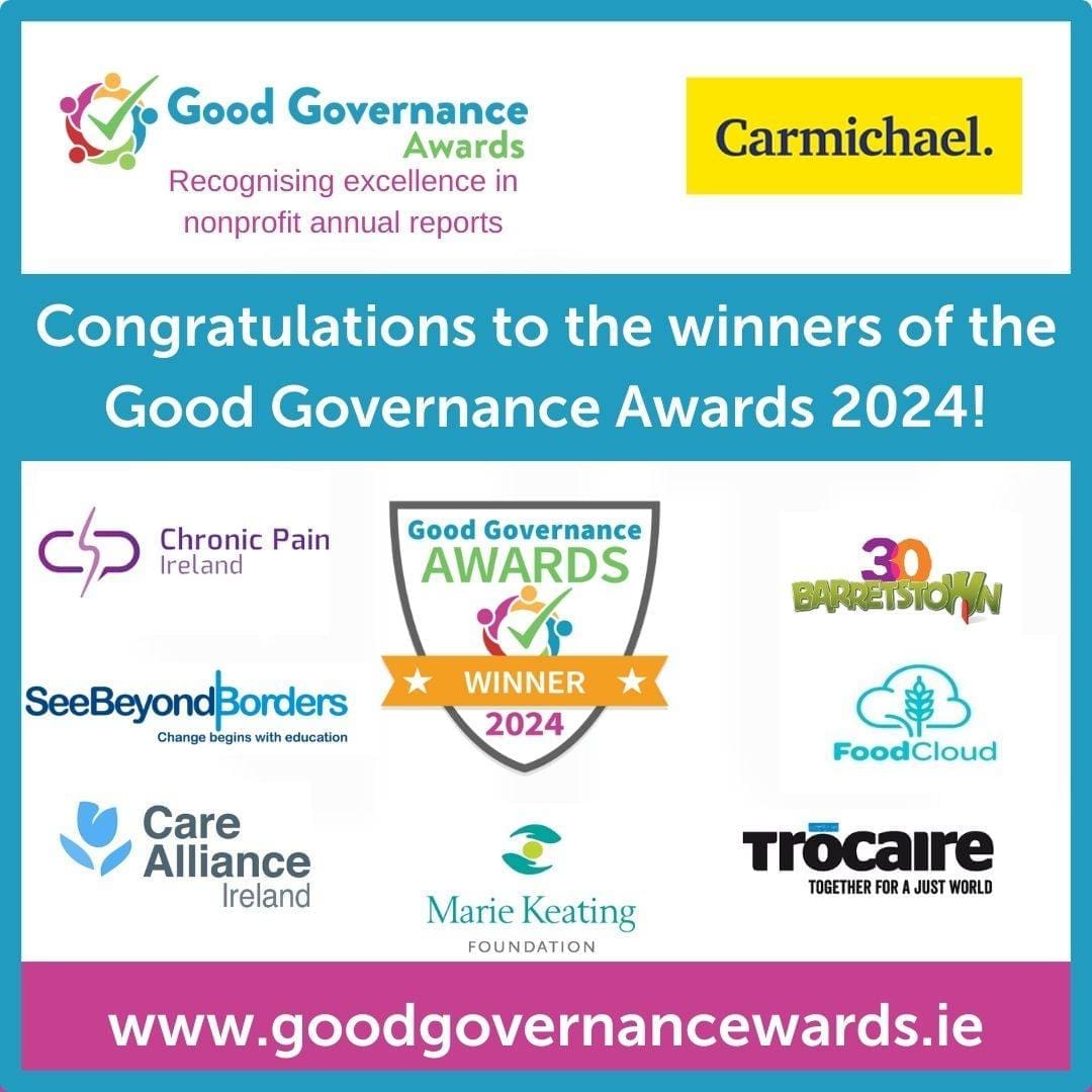Chronic Pain Ireland wins Good Governance Awards